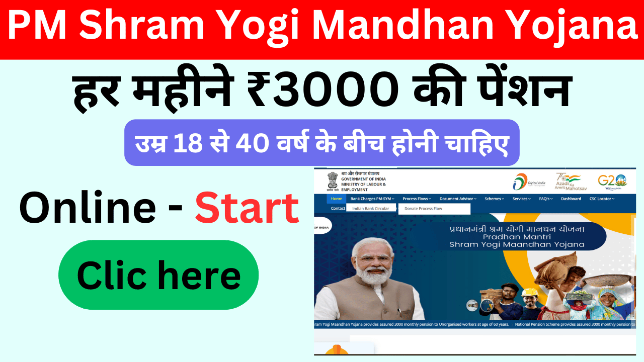 PM Shram Yogi Mandhan Yojana 2025