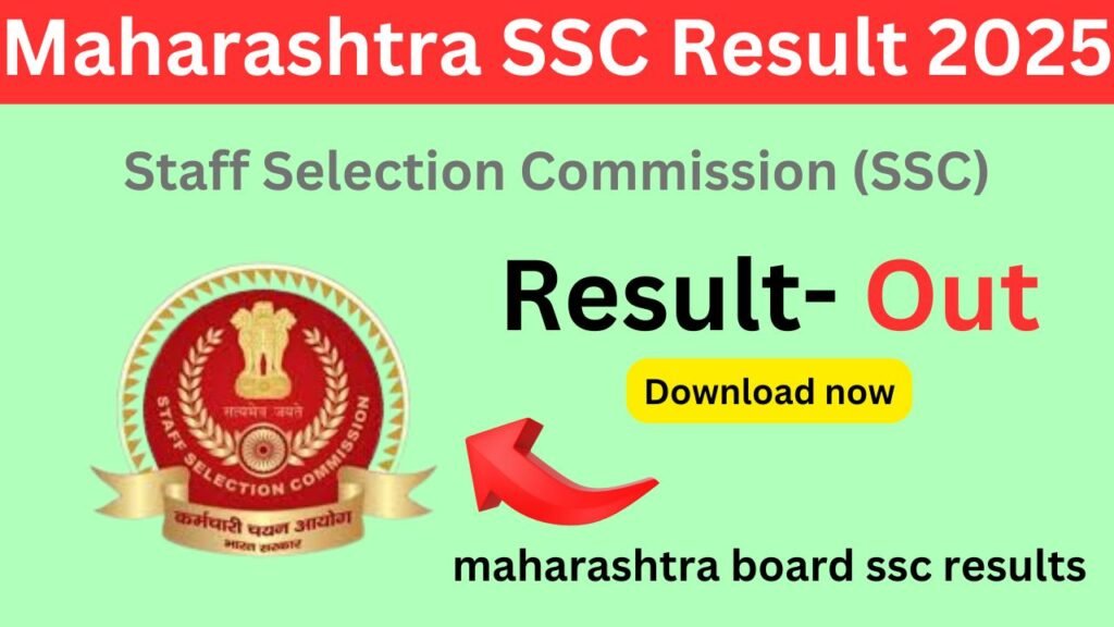 Maharashtra SSC Result 2025